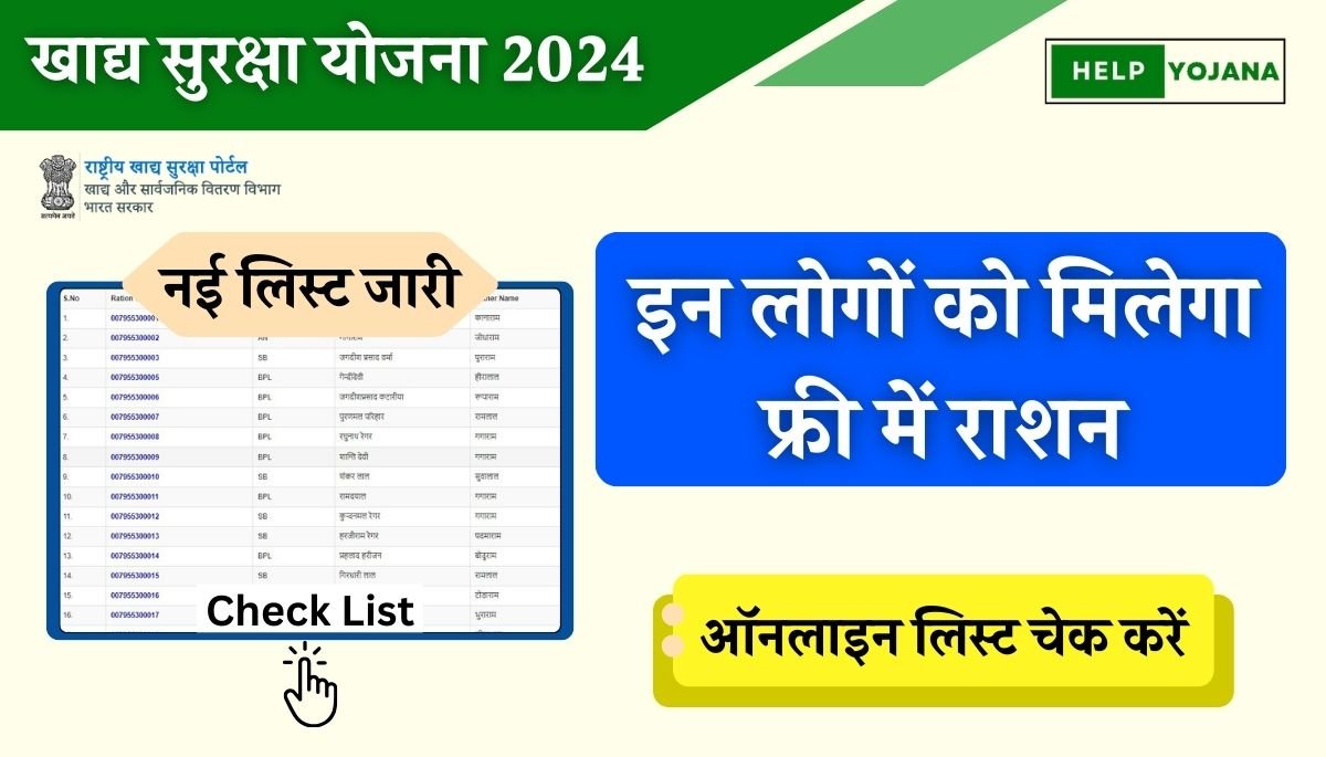 Khadya Suraksha New List 2024